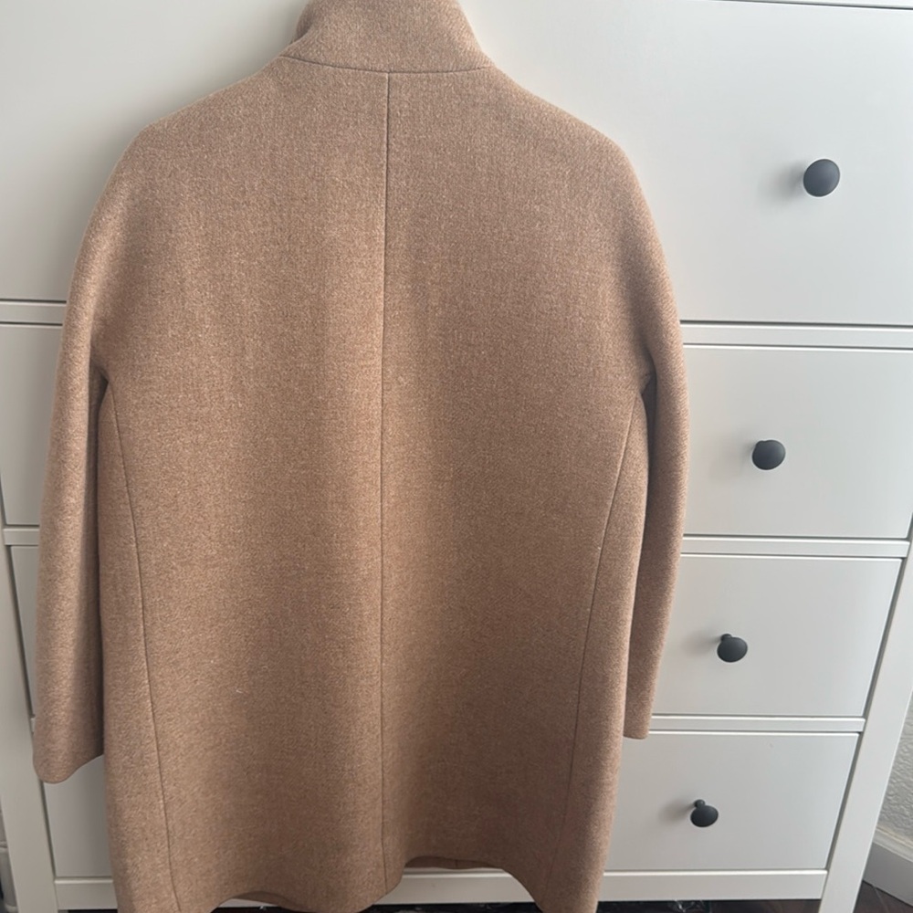 J Crew Cocoon Coat Nelli Gori, Sandstone, Size 8P - Picture 3 of 4